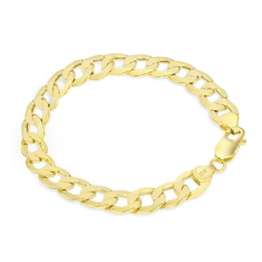 7.6" inches 3D Mens Bracelet 18k Gold Plated 7.6" inches 3D Mens Bracelet 18k Gold Plated